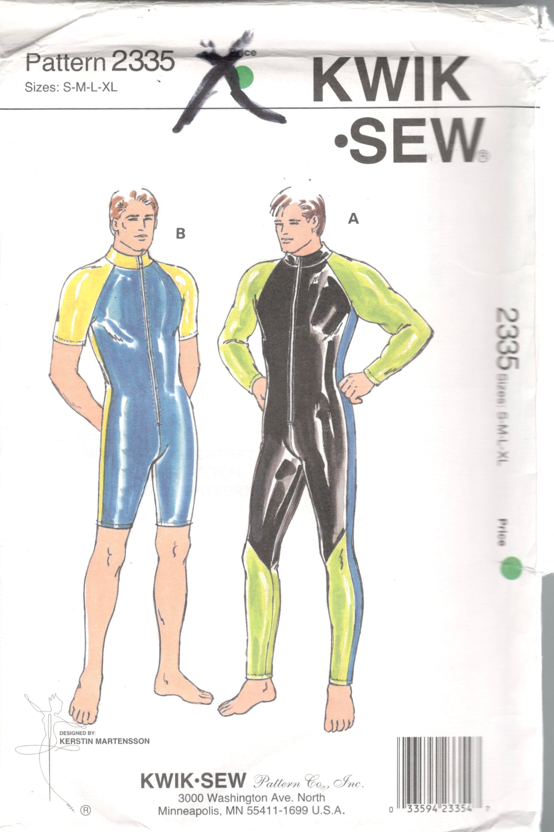 Vintage 1990s Zip Front Wetsuit Pattern Raglan Sleeves Two Vintage 1990s Zip Front Wetsuit Pattern Raglan Sleeves Two