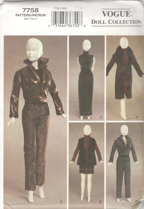 Barbie jacket pattern deals