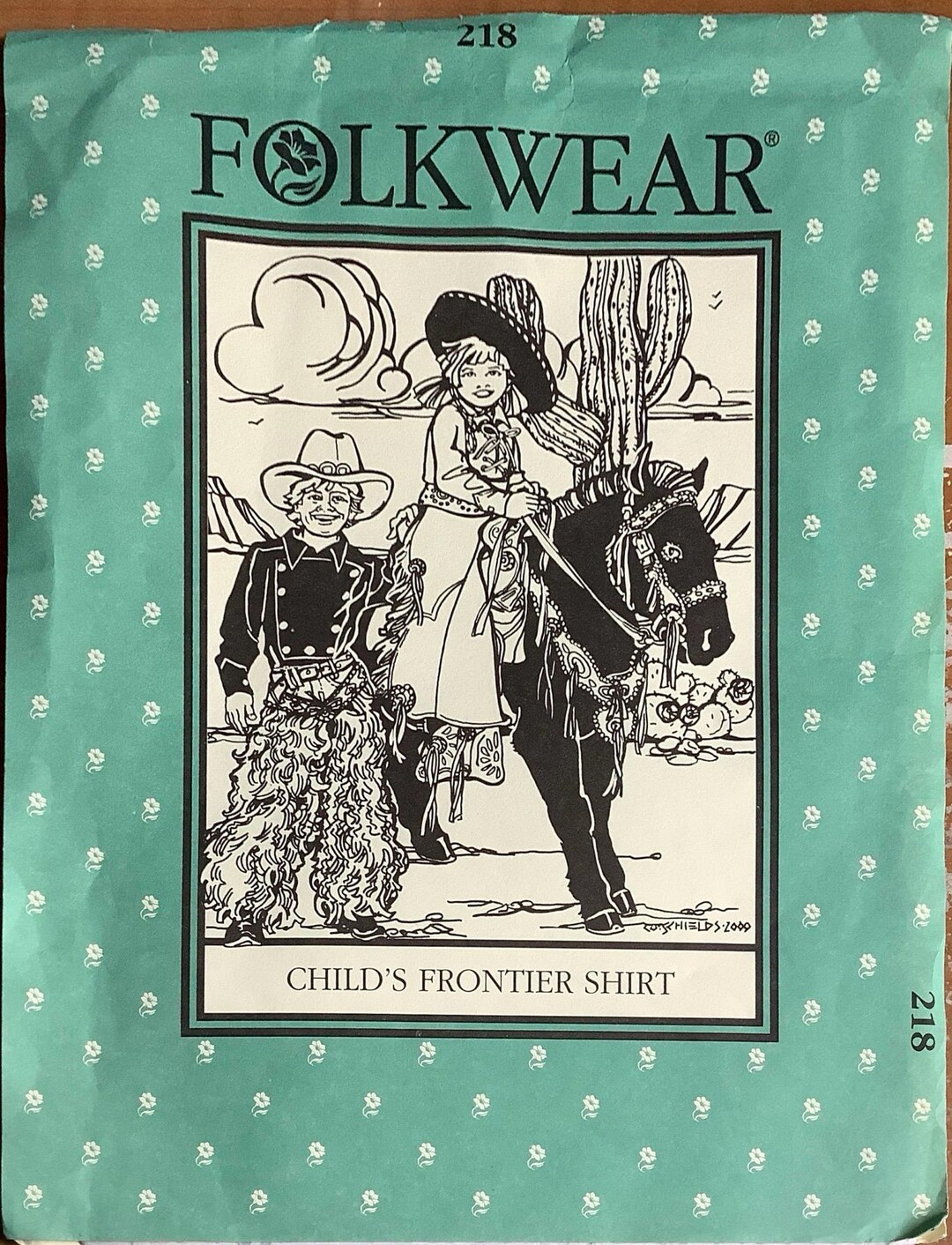 Frontier Design Pattern Folkwear 218 Childs Frontier Shirt Pattern 3 Styles Bib Front Fireman's ...