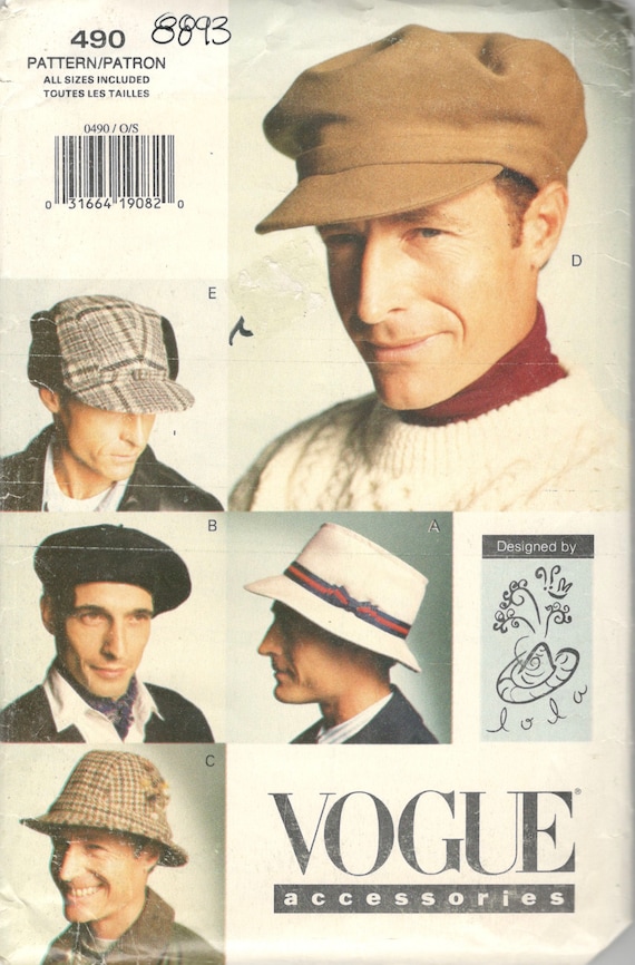 men's hat patterns to sew