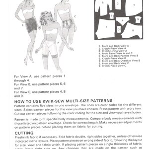 Shapewear Pattern Kwik Sew 2152 Misses Body Shapers Pattern Girdle in 3 Styles Control ...