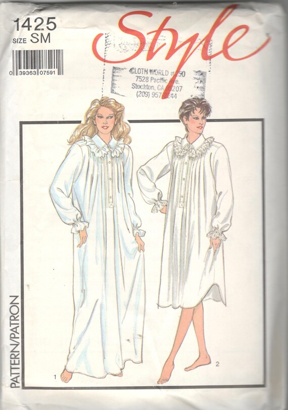 victorian nightdress pattern