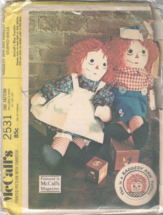 1970s raggedy ann doll