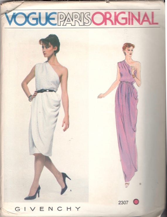one shoulder dress pattern vogue Amazon.com: Vogue V1616E5 Women's Close Fitting One Shoulder Formal Dress  Sewing Pattern by Bellville Sassoon, Sizes 14-22, White : Arts, Crafts &  Sewing