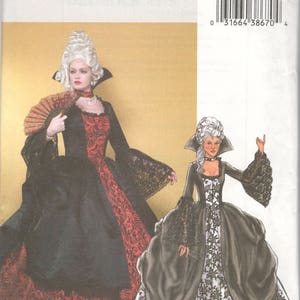 Butterick 4315 BP364 Misses Historical Costume Pattern Renaissance 18th Century Womens Sewing Pattern Size 6 8 10 12 or 14 16 18 20 UNCUT