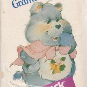 Butterick 6933 342 GRAMS BEAR Care Bear Pattern 1980s Vintage Stuffed Toy Sewing Pattern 22 Inches UNCUT