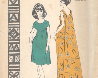 Wailele Polynesian Pattern 150 Vintage 1960s Fitted Waterfall Draped Back Dress Pattern Womens Sewing Pattern Size 10 Bust 31 Or 12 Or 8