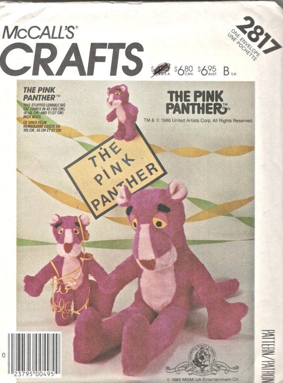 stuffed animal patterns mccalls