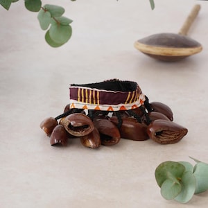 Kola Nut Wrist Ankle Bracelet Natural Shaker