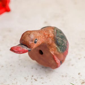 Entenform Flöte Musik Pfeife Neuheit Musik Geschenk 10 cm