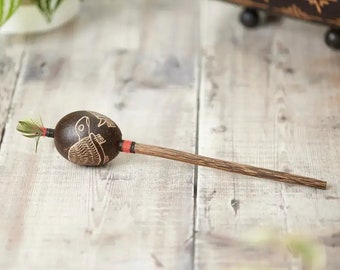 Handmade Shipibo Shaker – Handcrafted Percussion Instrument from Peru
