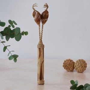 Klik Klak Shell Clacker Percussion Musical Instrument Guiro