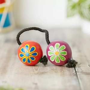 Floral Kashaka Percussion Instrument – Asalato, Patica, Kosika, Aslatua, Cas Cas Shaker