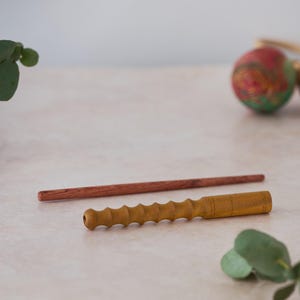 Handmade Carved Wooden Pasar Guiro Hand Percussion Musical Instrument 18cm