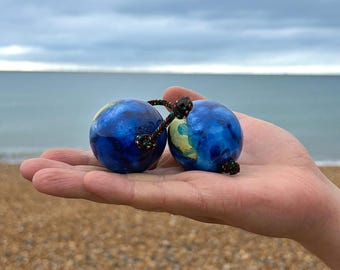 Instrumento de percusión Kashaka estilo océano/Asalato/Patica/Kosika/Aslatua Cas Cas