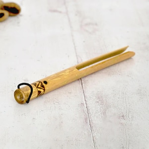 Instrumento idiófono Boing Stick de bambú con zumbador de 35, 40 o 45 cm a elegir
