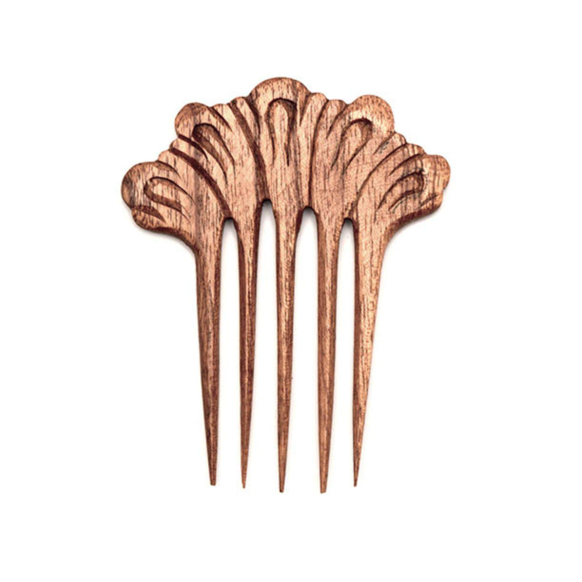 Balinese Hair Fork Five Prong Solid Wood Hair Accessory