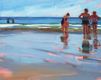 Low Tide Morning Fine Art Print - Beach Art, Beach Decor, Ocean, Beach Day, Beach House Decor
