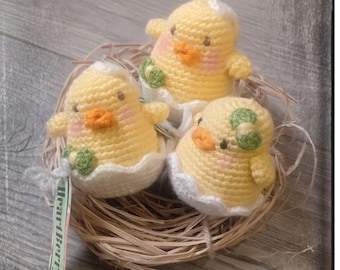 crochet amigurumi chick pattern