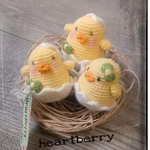 crochet amigurumi chick pattern