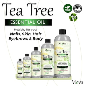 Tea Tree Essential Oil Aromatherapy Cold Pressed Multi-Pack UK