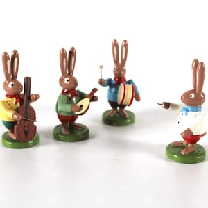 Original Erzgebirge Hasenkapelle vintage antiguo