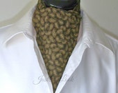 Day Cravat, Cotton Paisley, Mans Ascot,