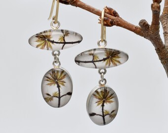 Spring Maple Branch Earrings