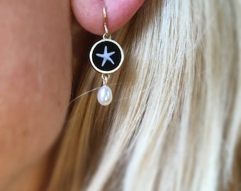 Starfish Photo Earrings