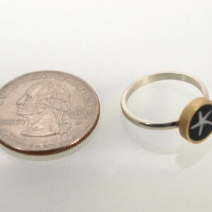 Starfish Photo Ring/Bronze & Silver image 2