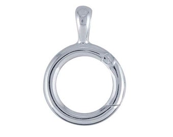 Colgante con soporte para dijes con bisagra