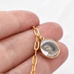 Personalized Photo Charm Bracelet/Gold-filled OR Sterling Silver image 3