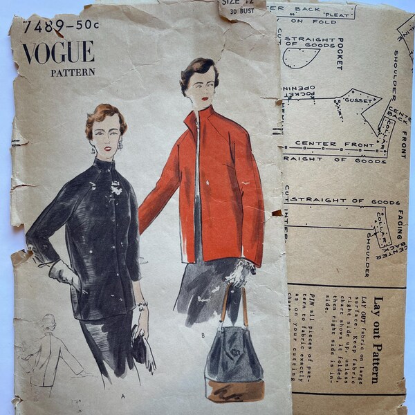 1951 Vogue Sewing Pattern-FREE SHIPPING