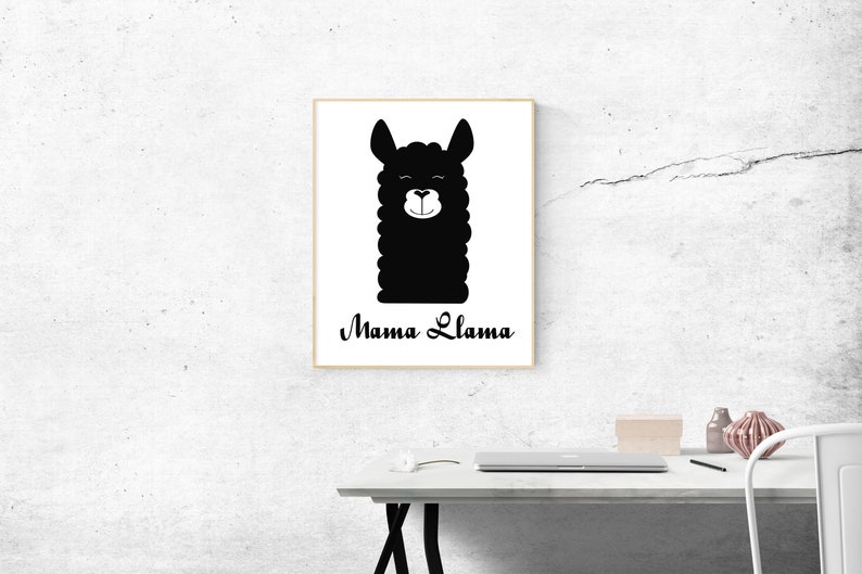 Download Commercial Use Mama Llama Baby Llama Svg Cut Files Family Etsy