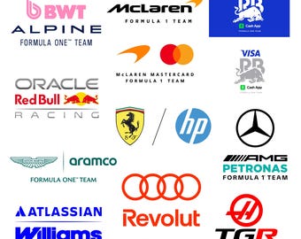 Formel 1 Teams 2026 Logo SVG, Formel 1 SVG 2026, Rennsport-Logo svg png pdf webp. Fahrerlogo F1 Formel 1 Team 2026 Logos Vektor Bündel
