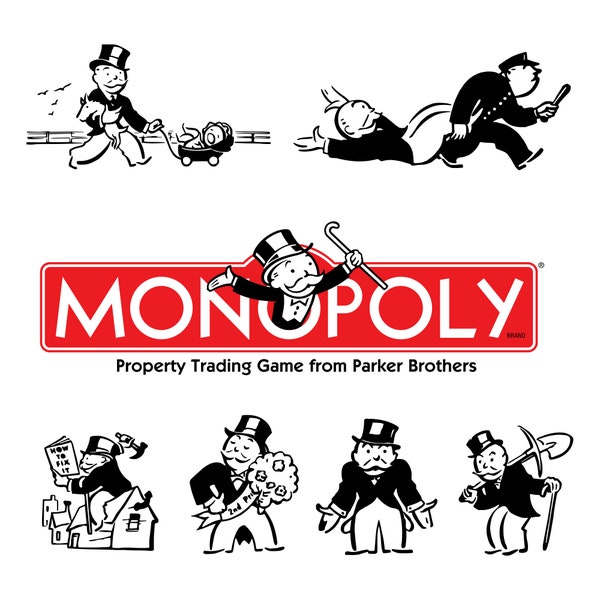 Monopoly Style Monopoly Vector File - Etsy