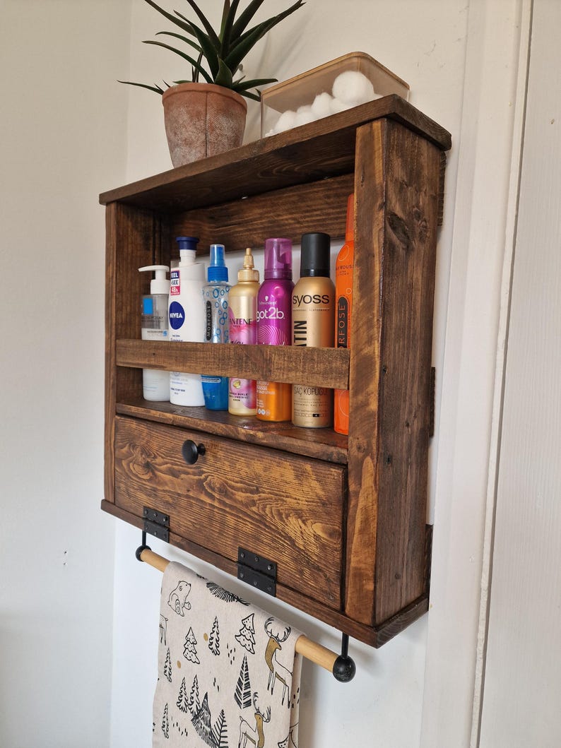 Bathroom Cabinet - Etsy