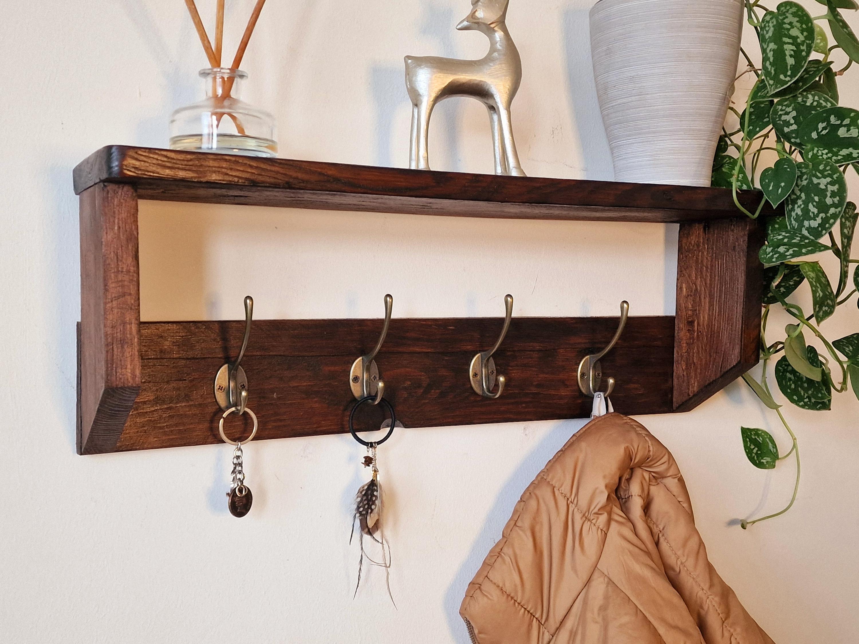 Handmade Wooden Entryway / Key Holder - Etsy