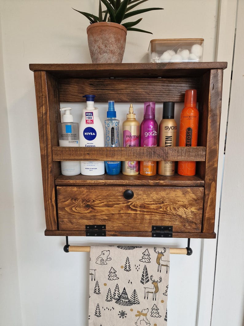 Bathroom Cabinet - Etsy