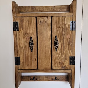 Handmade Wooden Medicine Cabinet | Wall Cabinet | Functional and Aesthetic | Versatile Storage