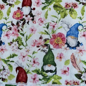 Cotton Garden Gnomes Scrubcap
