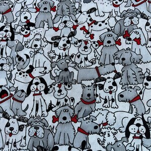 Cotton Dog Party Scrubcap
