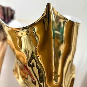 Underbust golden corset