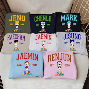 NCT Dream Members Sweatshirt, NCT Dream The Dream Show 3 Dream Scape World Tour Shirt, Dream Scape Album Shirt, NCT Dream Kpop Mark, Renjun