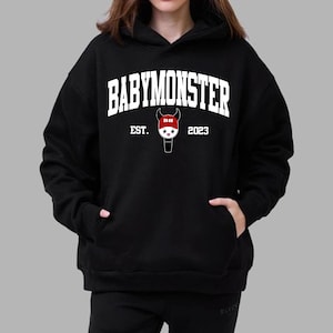 BABYMONSTER ベビモン HOODIE スウェット チャコール Lサイズ s-l400.jpg