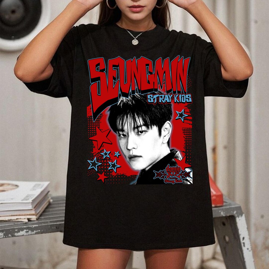 Retro Seungmin Dominate T-shirt, Stray Kids Dominate World Tour