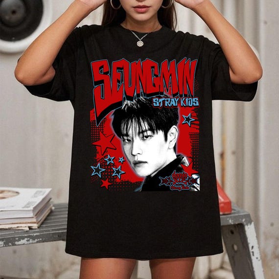 Retro Seungmin Dominate T-shirt, Stray Kids Dominate World Tour