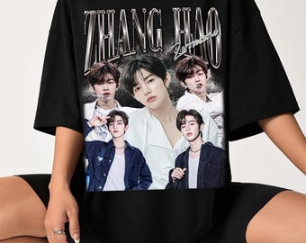 Retro Zhang Hao ZB1 T-shirt, Zerobaseone Blue Paradise Album Shirt, ZB1 World Tour Shirt, ZB1 Jiwoong Zhang Hao Hanbin Seok Matthew Taerae