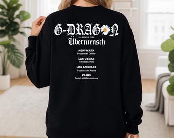 Ubermensch Gdragon World Tour 2025 in US Sweatshirt, Gdragon Drama
