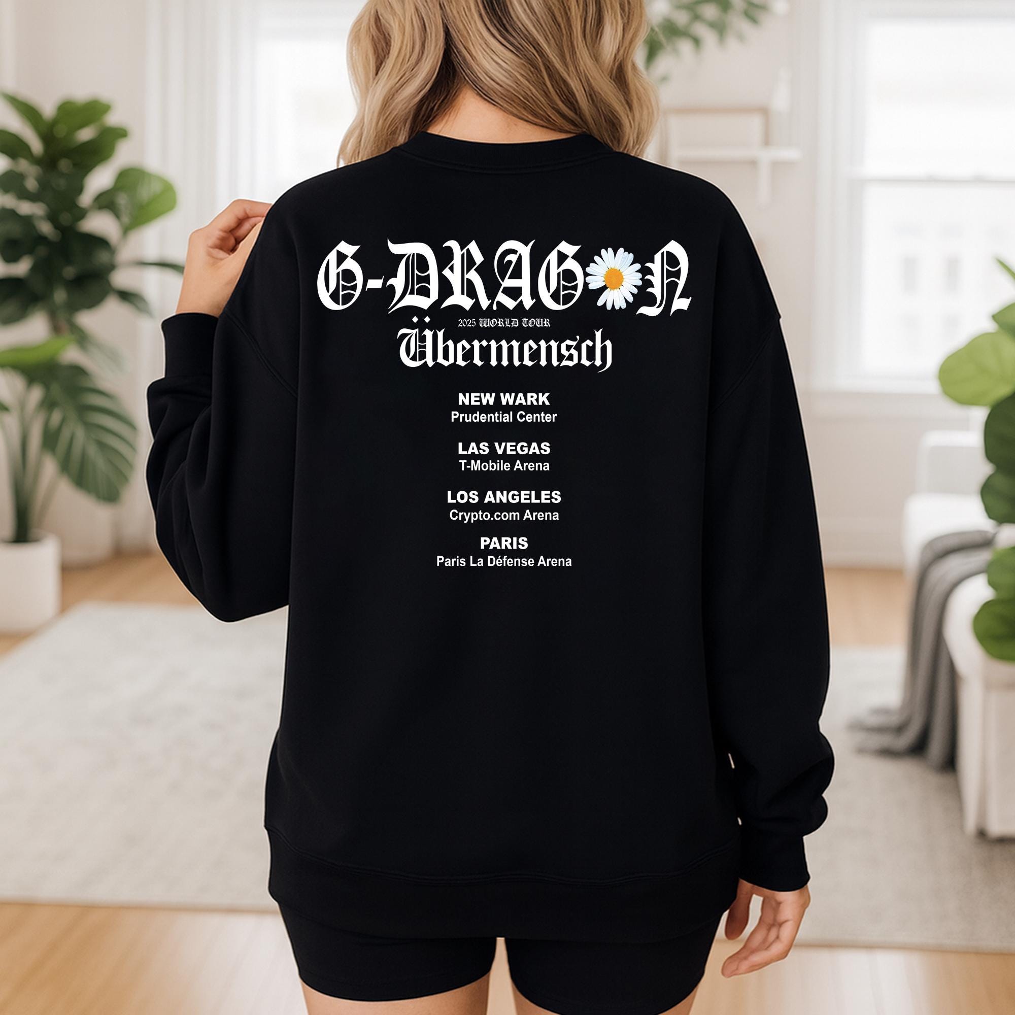Ubermensch Gdragon World Tour 2025 in US Sweatshirt, Gdragon Drama